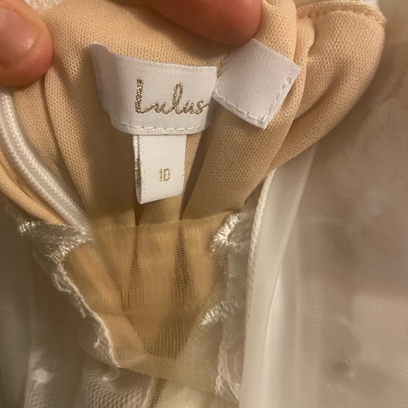 Lulus Luxe To Be Loved White Embroidered Lace Trumpet Maxi Dress - Picture 15 of 15